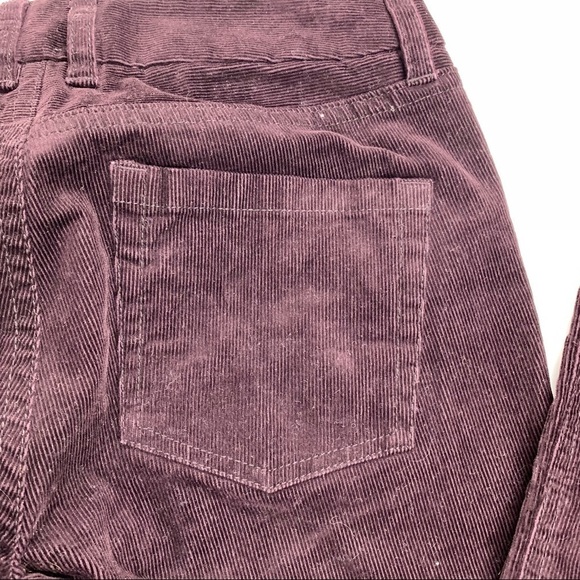 J Crew Favourite  Fit Purple Corduroy Pants size 00S - Picture 5 of 8
